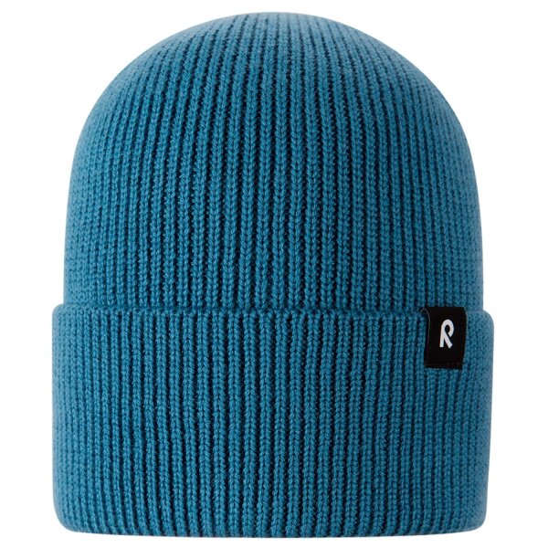 Reima Kinder Merino Wollmütze Reissari Blau